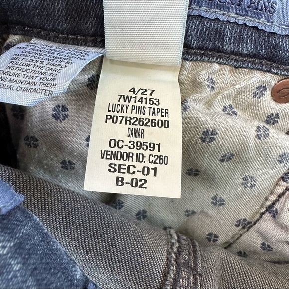 Lucky Brand Lucky Pins Tapered High Rise Jeans Damar - Picture 12 of 16